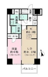 カメリアコート新宿 1201 間取り図