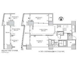 アクティ汐留 309 間取り図