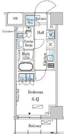 パークアクシス赤羽南 909 間取り図