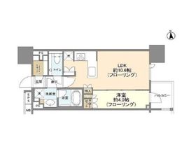 ブランズ東麻布 9階 間取り図