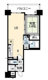 リビオ新蒲田 9階 間取り図