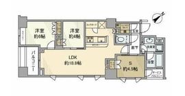 オーベル渋谷dL 4階 間取り図