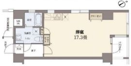 フォセット月島 9階 間取り図