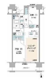 ロイヤルパークス荻窪 608 間取り図