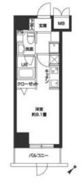 カスタリア用賀 302 間取り図