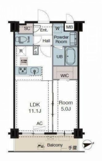 ラグゼナ東陽町 603 間取り図