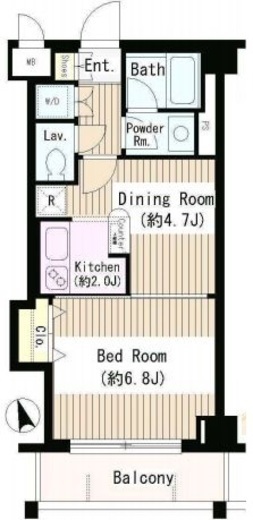 アミカル・エフ 202 間取り図