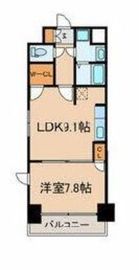 フィース蔵前 8階 間取り図