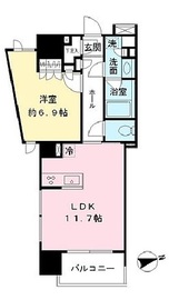 メゾンカルム代々木公園 201 間取り図