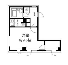 H&M南青山ウエスト 403 間取り図