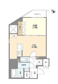 KURAMAE214 401 間取り図