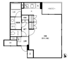 ヒルトップ北沢 304 間取り図