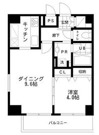 レジディア文京本郷2 1004 間取り図