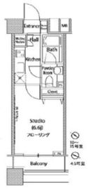 ファーストリアルタワー新宿 915 間取り図