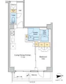 プラウドフラット浅草トレサージュ 208 間取り図