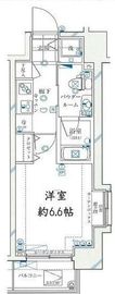 ガリシア浜松町 9階 間取り図