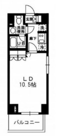 レジディア杉並方南町 101 間取り図