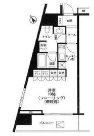 プリズムタワー 6階 間取り図