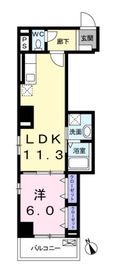 オルフェ門仲 402 間取り図