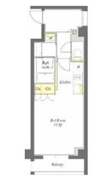 プライムメゾン下北沢 106 間取り図
