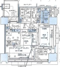 プラウド新虎通り 12階 間取り図