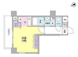 スタイリオ元住吉 401 間取り図