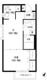 パーク西小山 201 間取り図