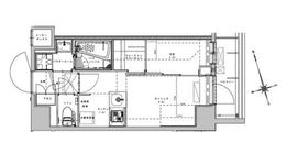 アジールコート大森西 404 間取り図