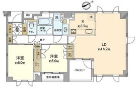 グリーンプリズムタワー 2階 間取り図