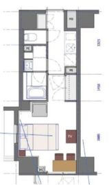 ガリシア新宿御苑 7階 間取り図