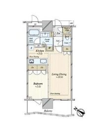 ブランズタワー豊洲 28階 間取り図