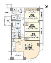 D'グランセ学芸大学 2階 間取り図