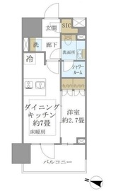 クレヴィア両国国技館通り 7階 間取り図