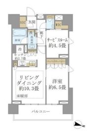 クレヴィア両国国技館通り 8階 間取り図