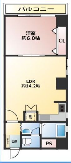 ストークベル浜松町 8階 間取り図
