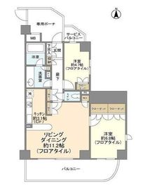 クオリア後楽園 4階 間取り図
