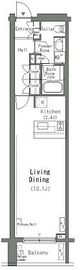 ルミークアン南麻布 216 間取り図