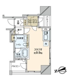 クラッシィハウス神田美土代町 6階 間取り図
