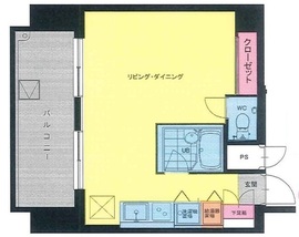 麻布十番2Aビル 901 間取り図