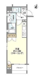 アビテ曙橋 13階 間取り図
