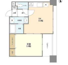 パークヒルズ 303 間取り図