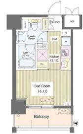 アイスイート東中野 902 間取り図