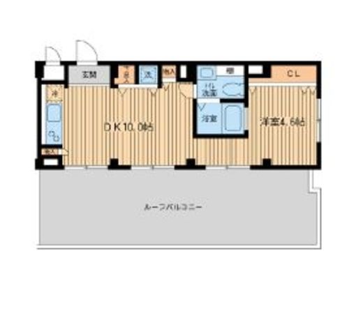 アーデン目黒不動前 504 間取り図