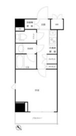 ルーブル三田 3階 間取り図