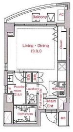 TRES赤坂 202 間取り図