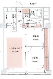 高輪グランドパームス 11階 間取り図