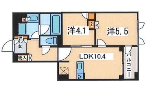 プレミスト東銀座築地エッジコート 3階 間取り図
