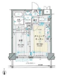ダイナシティ高田馬場 6階 間取り図