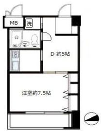 シティ麻布 7階 間取り図