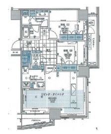 クラッシィタワー東中野 20階 間取り図